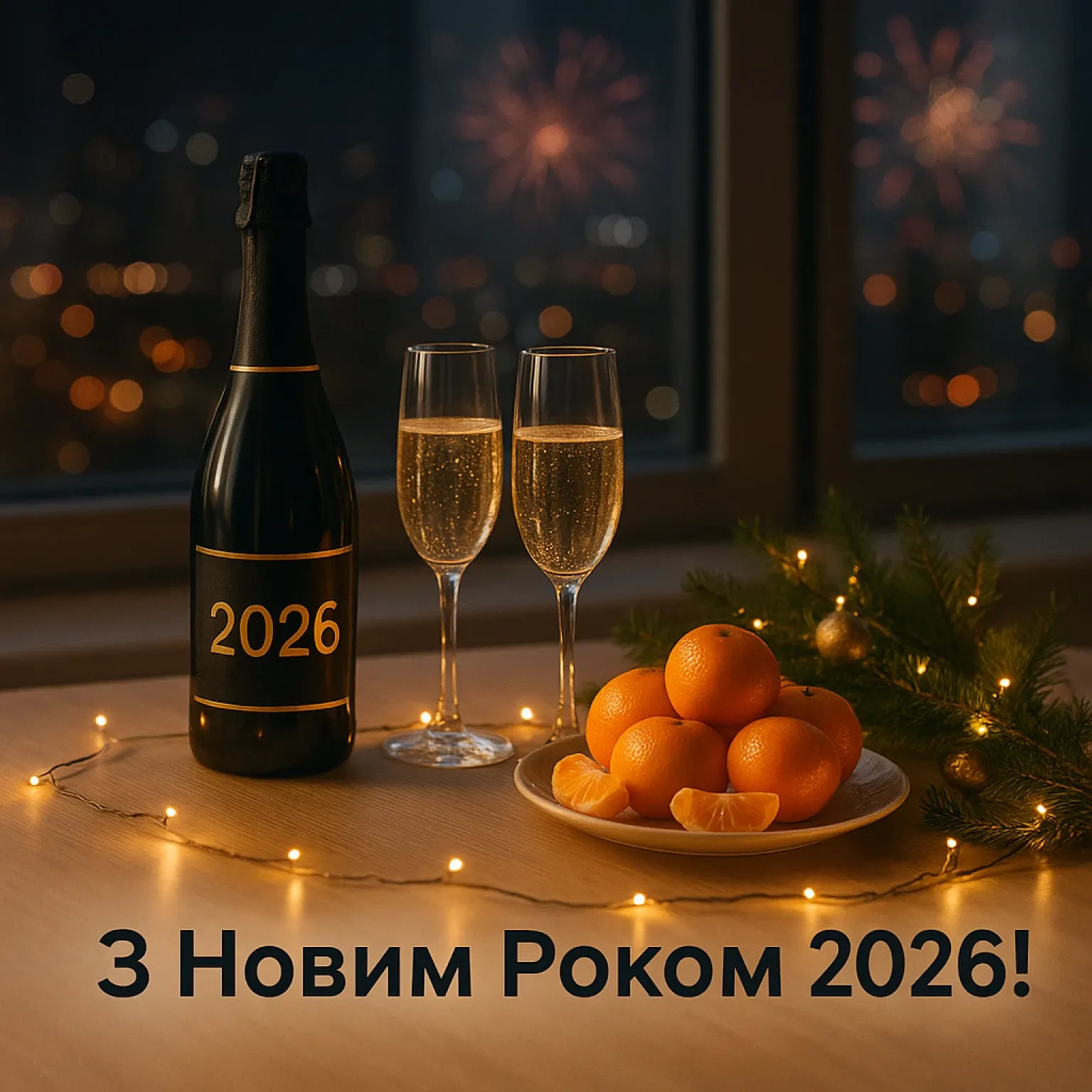 Привітання з новим роком 2026