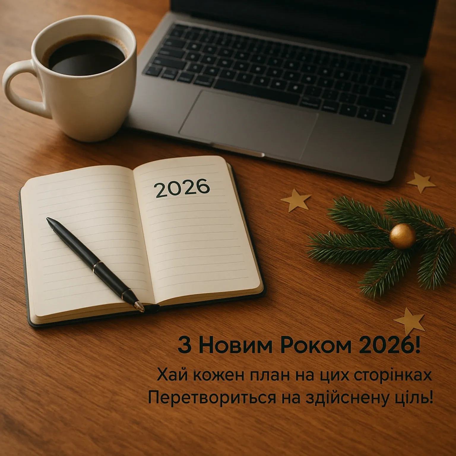 Привітання з новим роком 2026