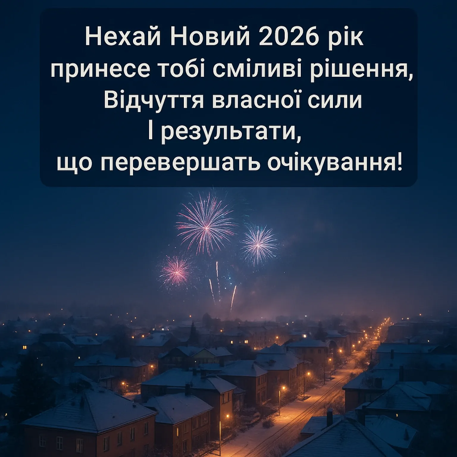 Привітання з новим роком 2026