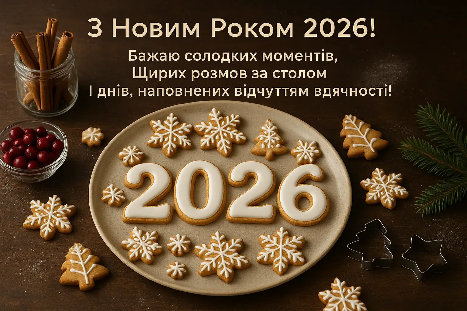 Привітання з новим роком 2026