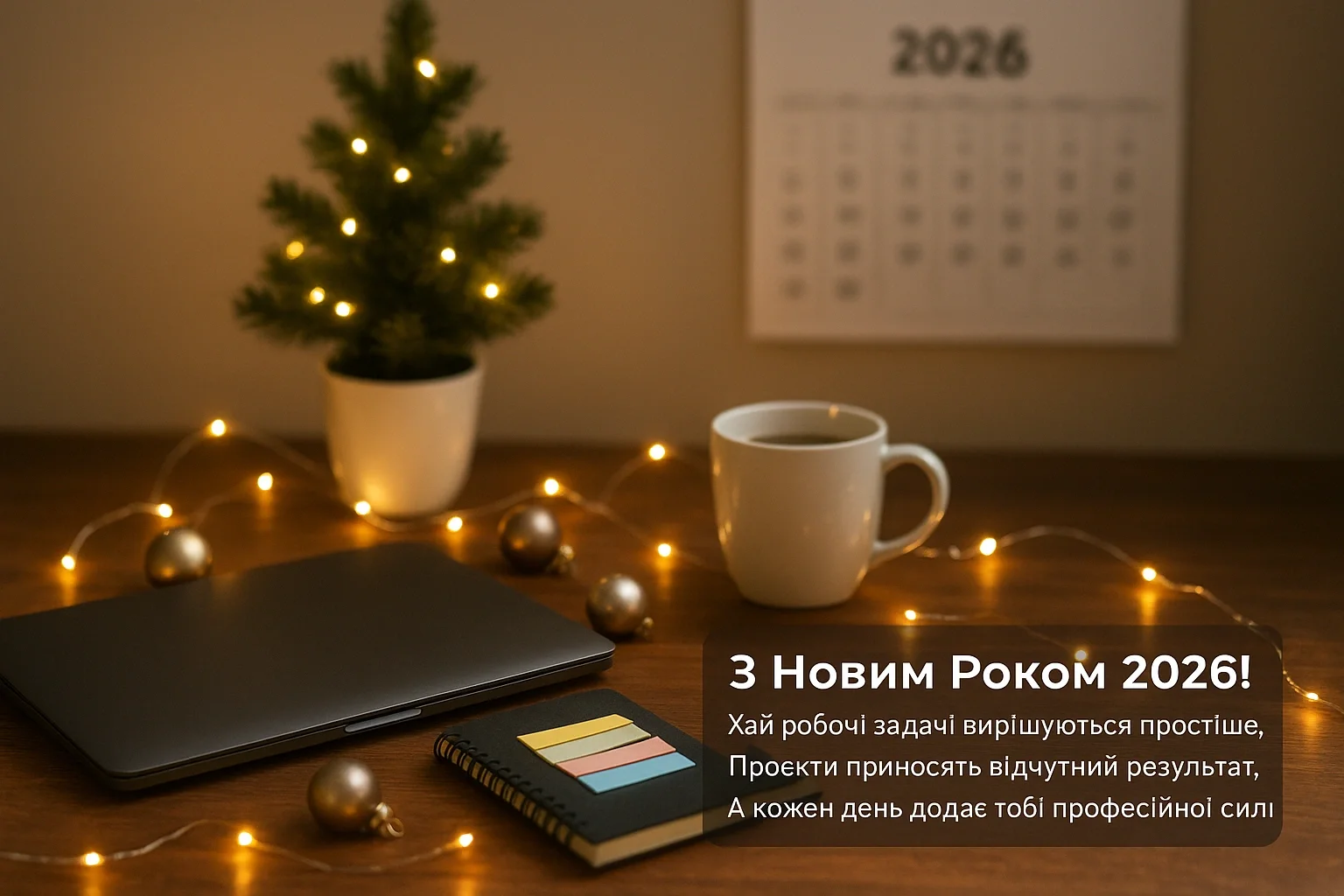 Привітання з новим роком 2026