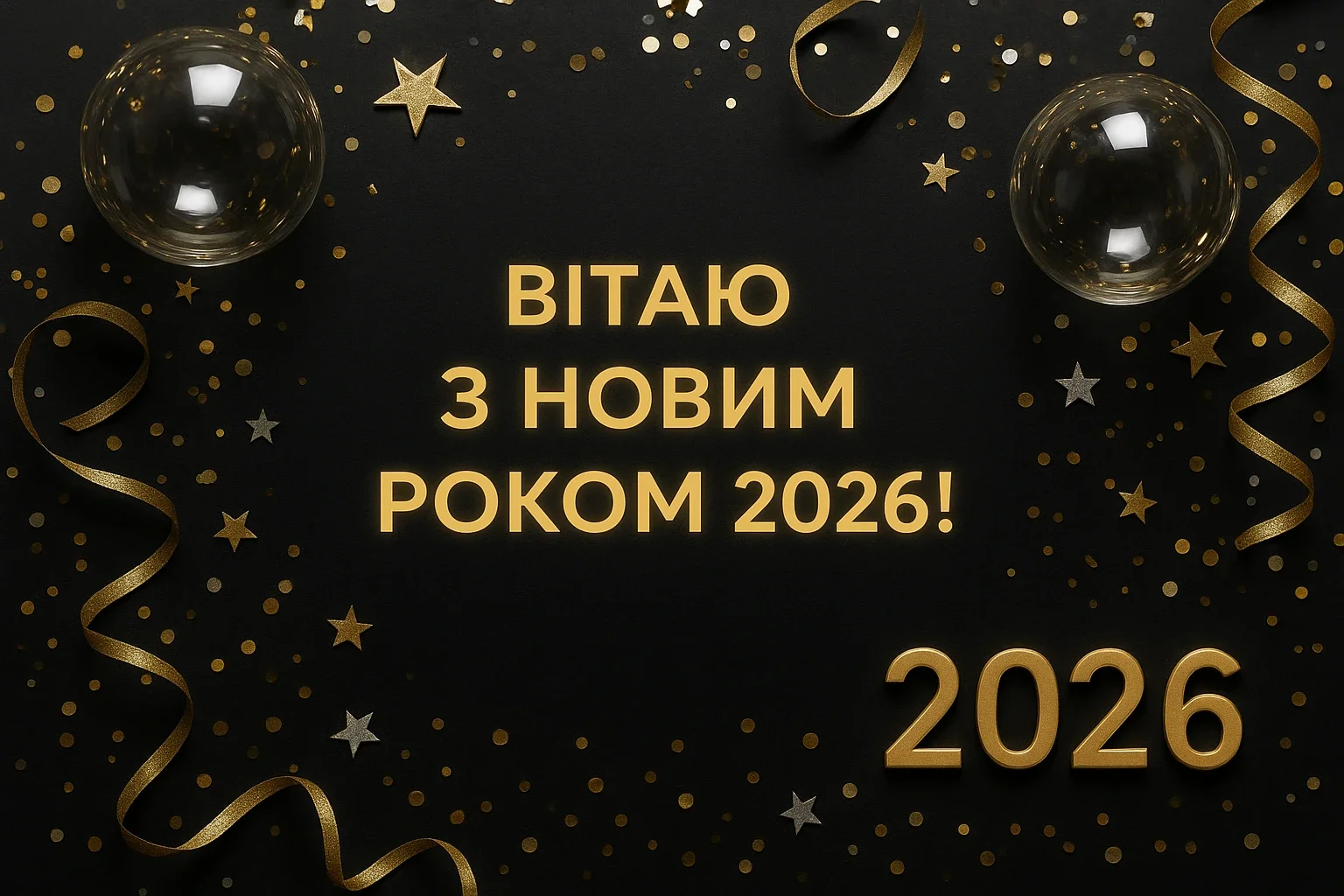 Привітання з новим роком 2026