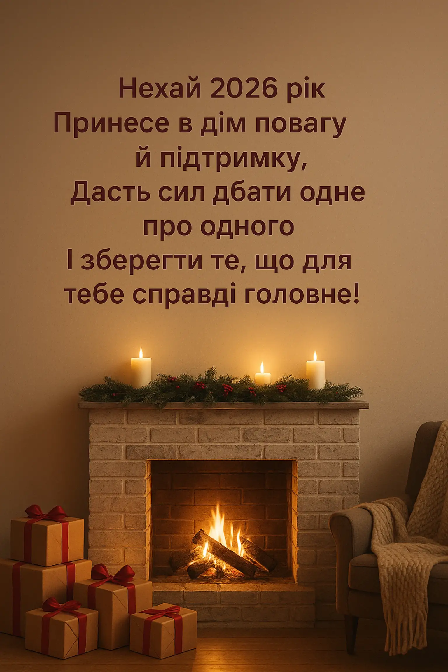 Привітання з новим роком 2026
