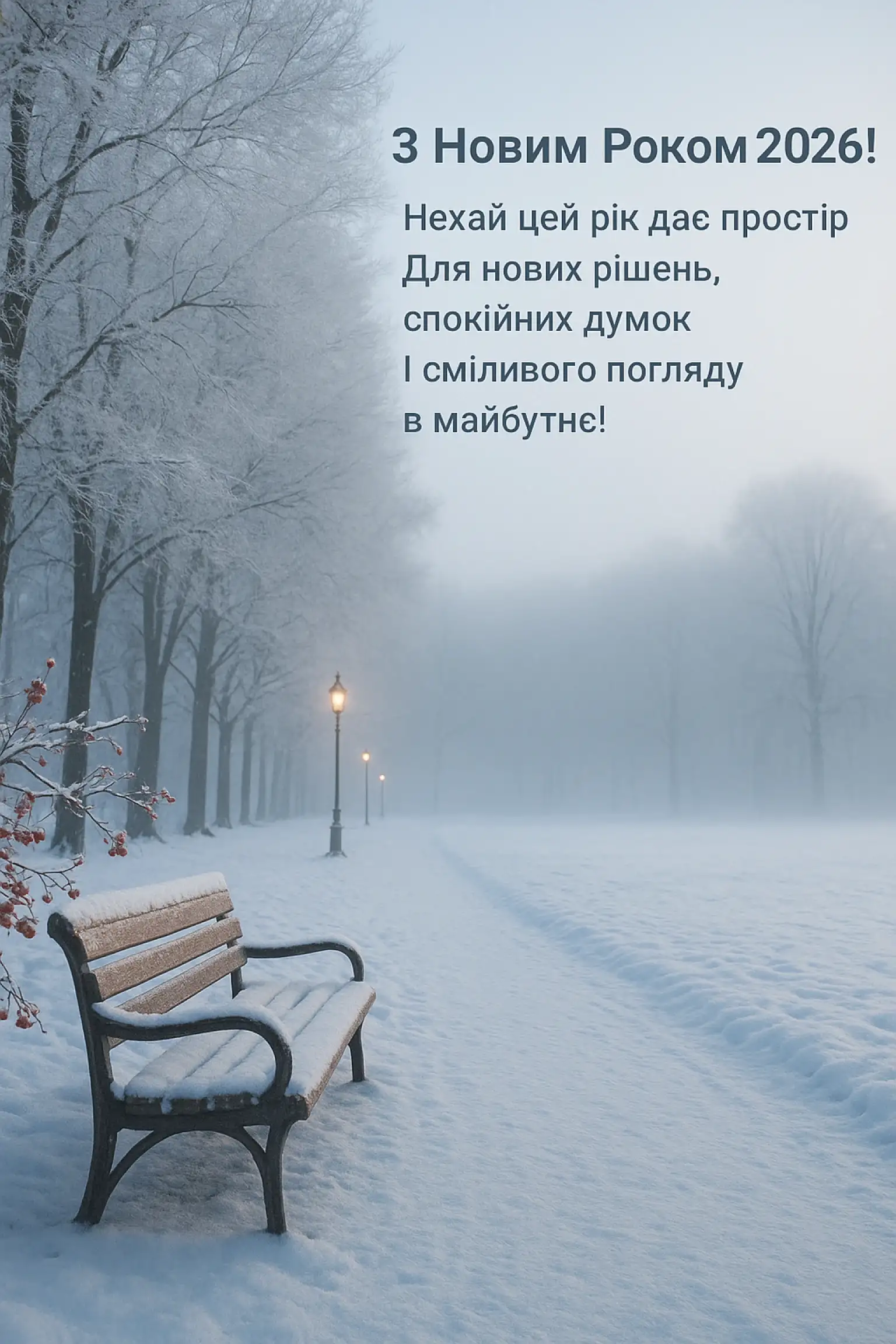 Привітання з новим роком 2026