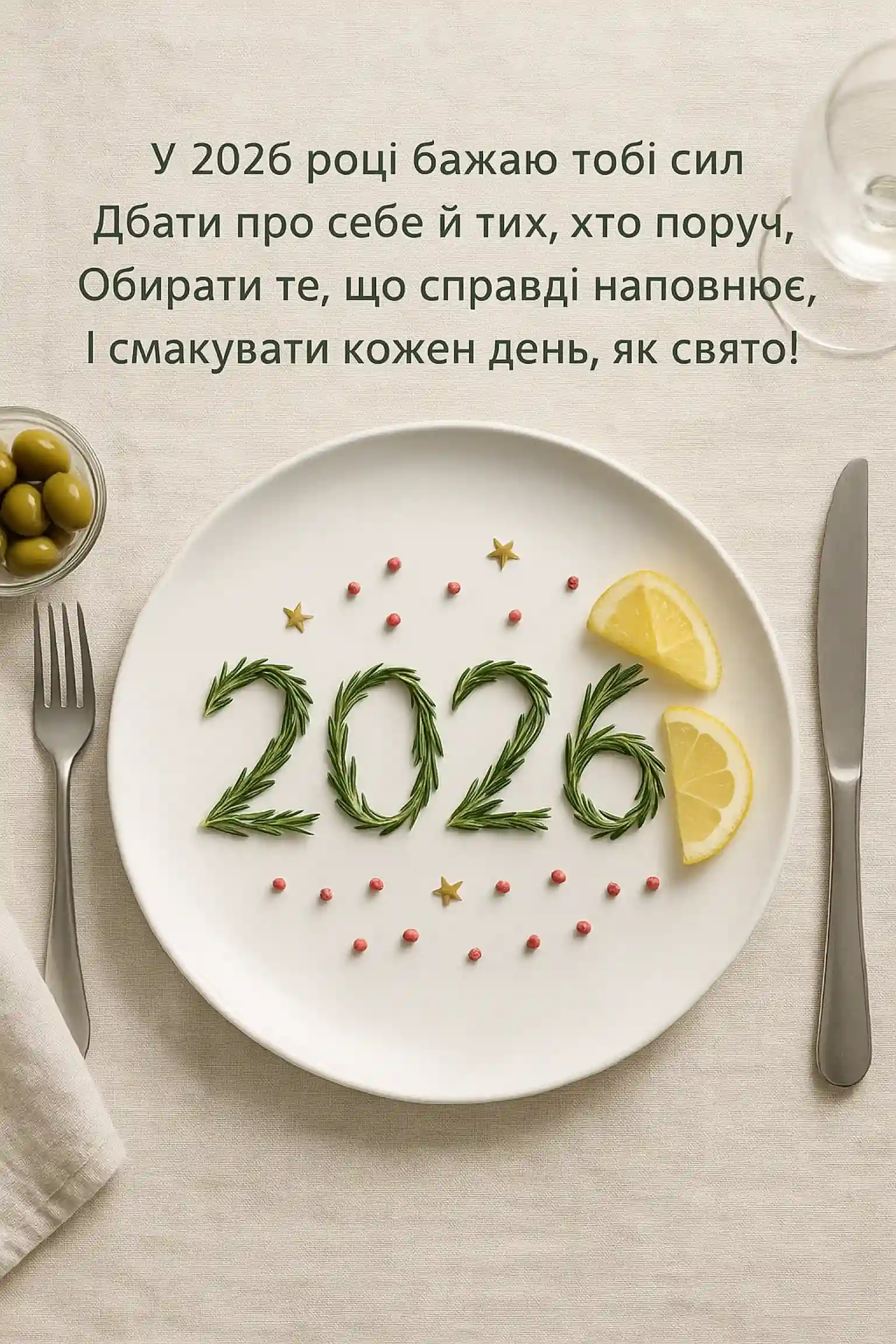 Привітання з новим роком 2026