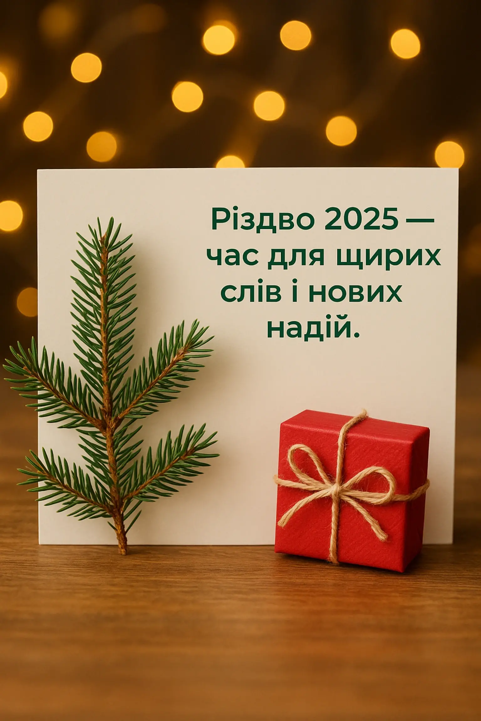 Привітання з Різдвом 2025: найкращі побажання у прозі та віршах