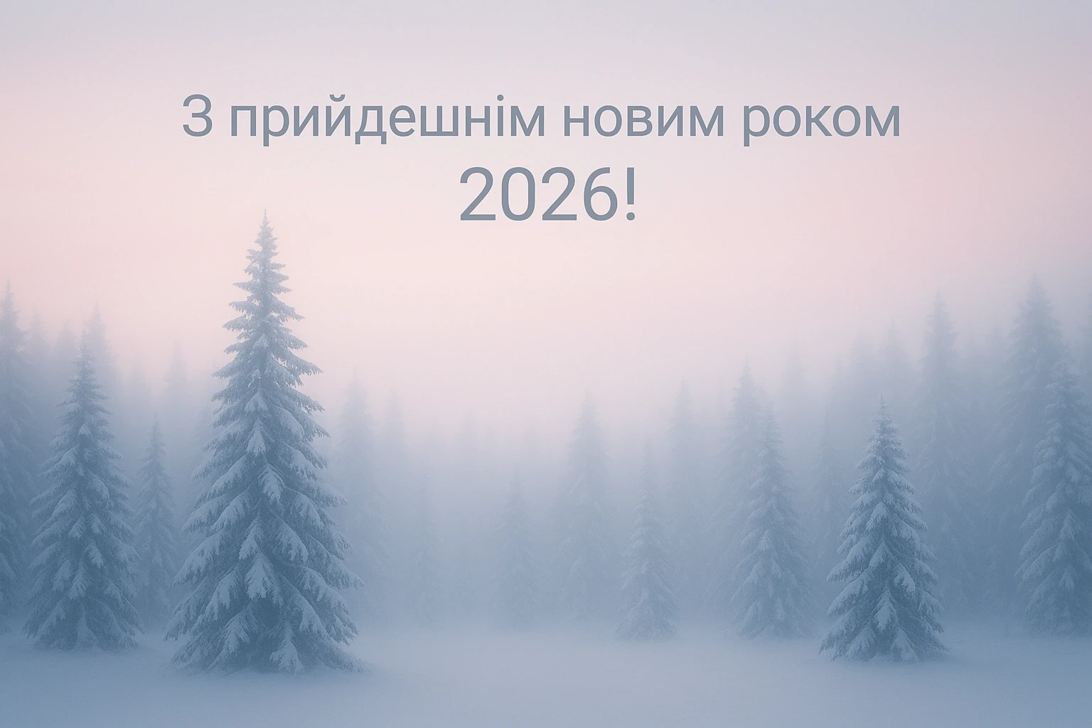 Привітання з прийдешнім Новим роком 2026 для рідних та близьких