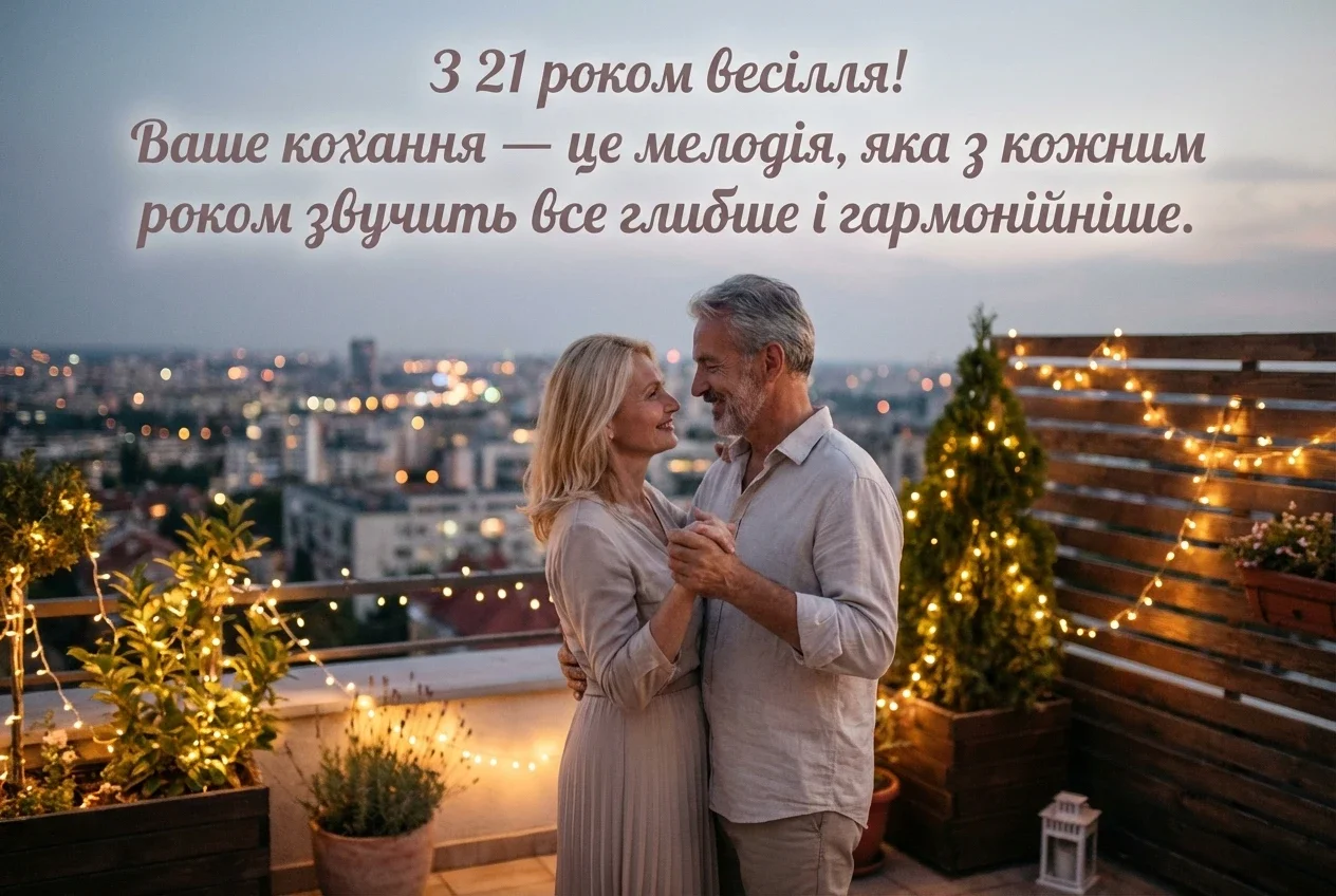 21 рік весілля 21 рік весілля