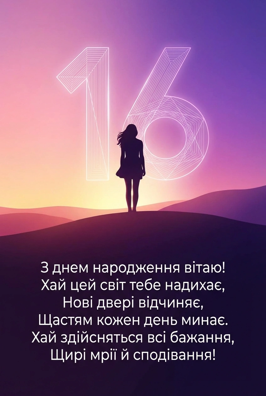 з днем народження 16 років дівчині з днем народження 16 років дівчині
