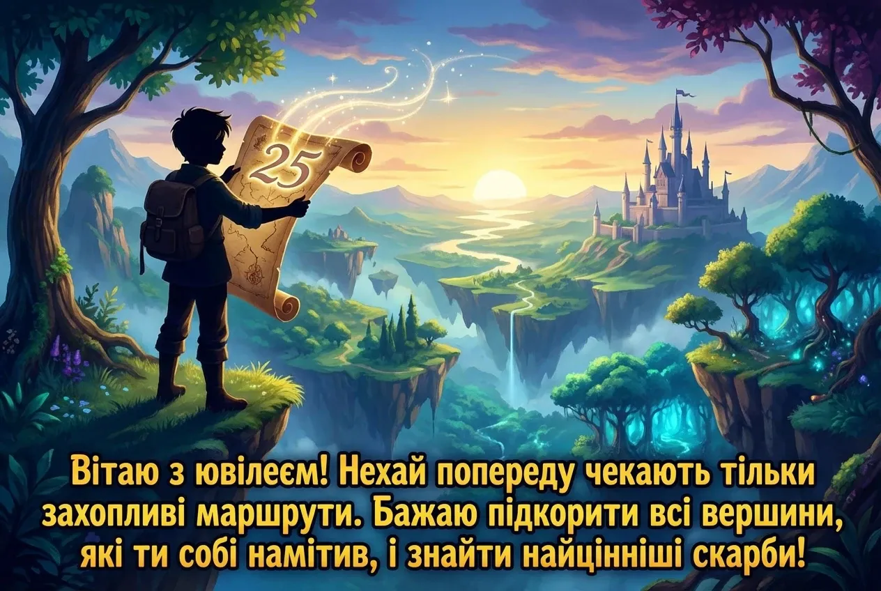 з ювілеєм 25 хлопцеві з ювілеєм 25 хлопцеві