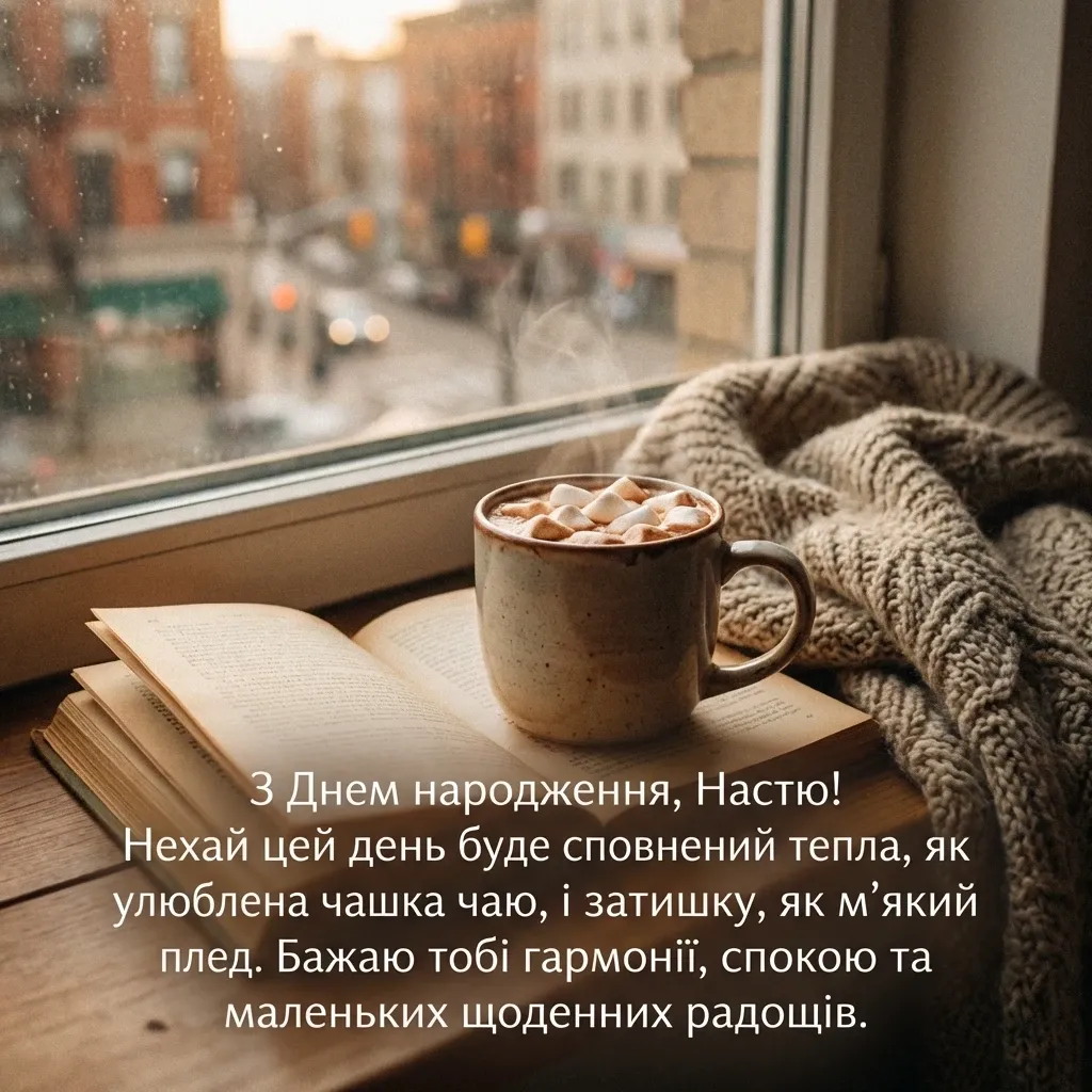 з днем народження настя картинки