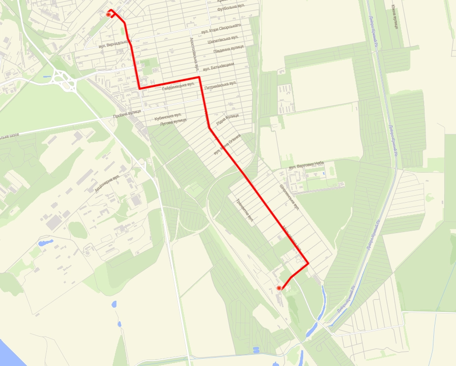 Маршрутка 50 Кривий Ріг