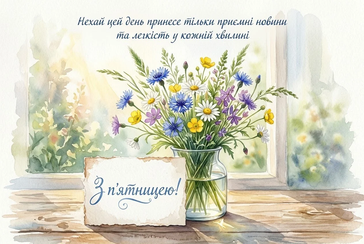 Оригінальні і кумедні привітання з гарним днем п’ятниці у картинках