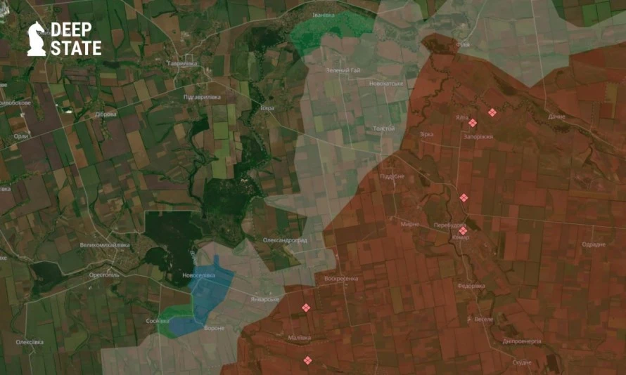 ЗСУ відновили контроль над територіями на Дніпропетровщині
