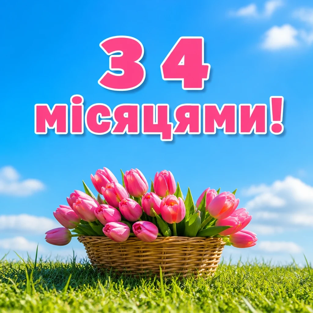 4 місяці дівчинці привітання