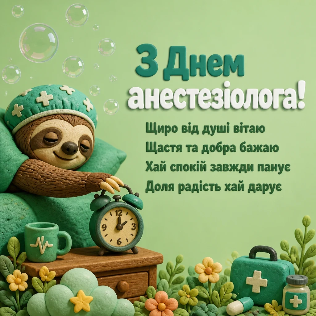 день анестезіолога привітання