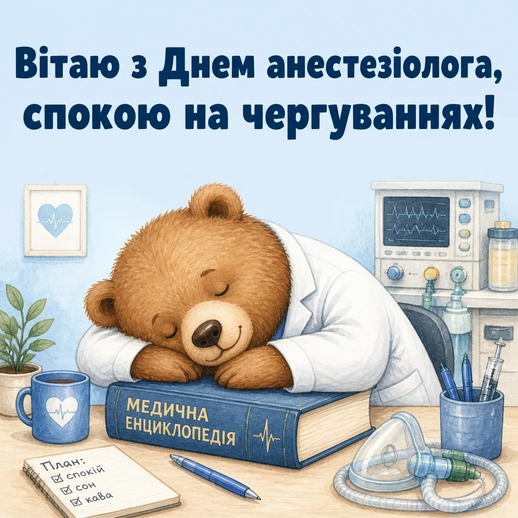 день анестезіолога привітання