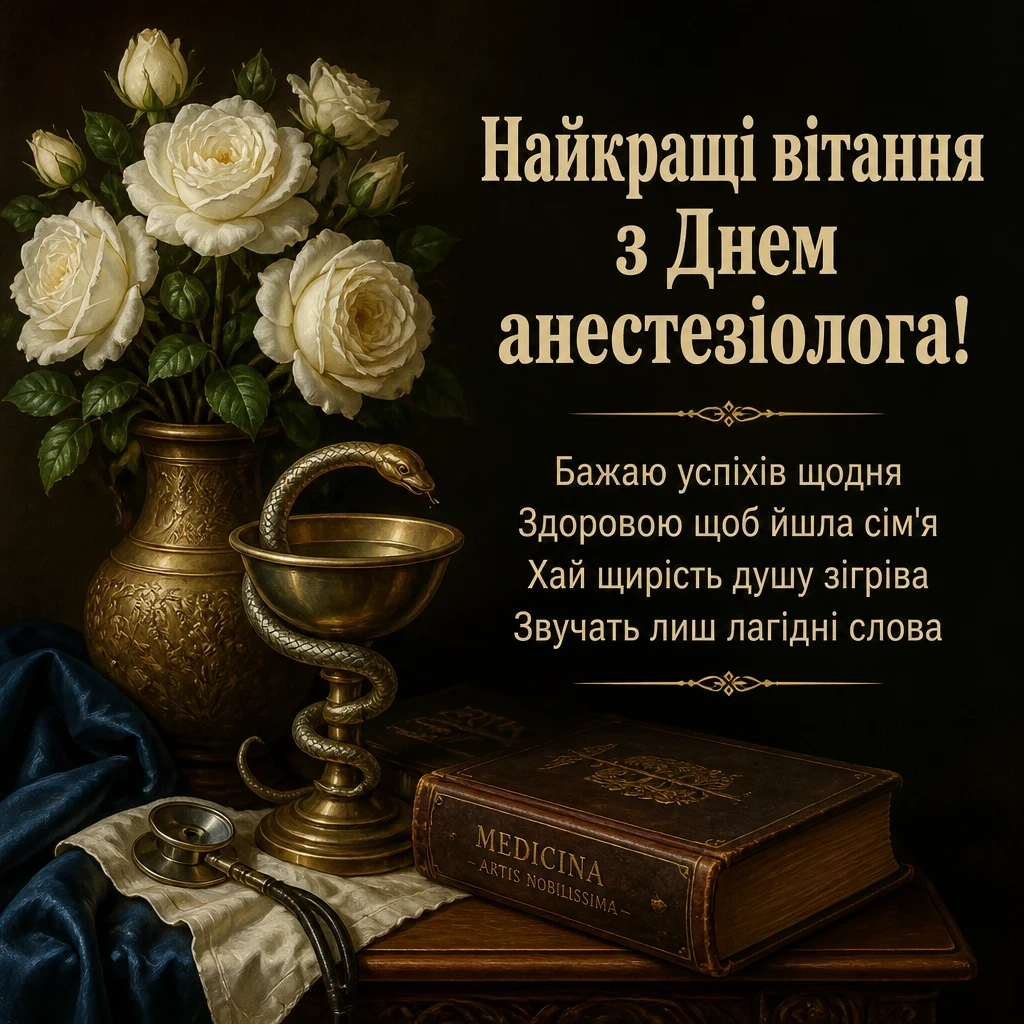 день анестезіолога привітання