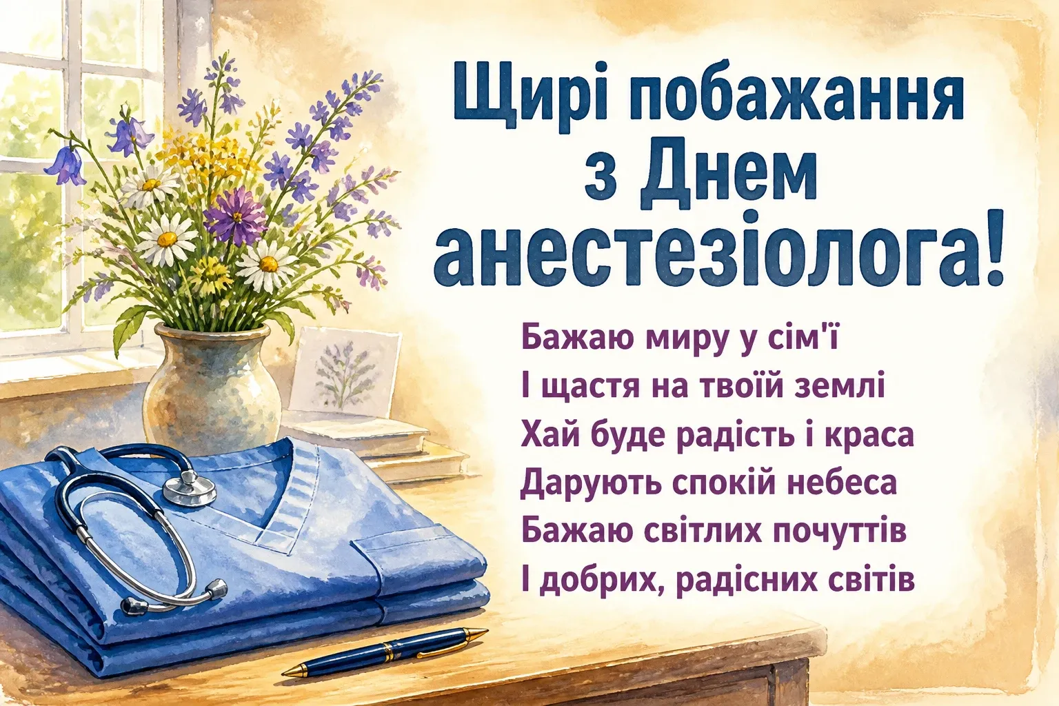 день анестезіолога привітання