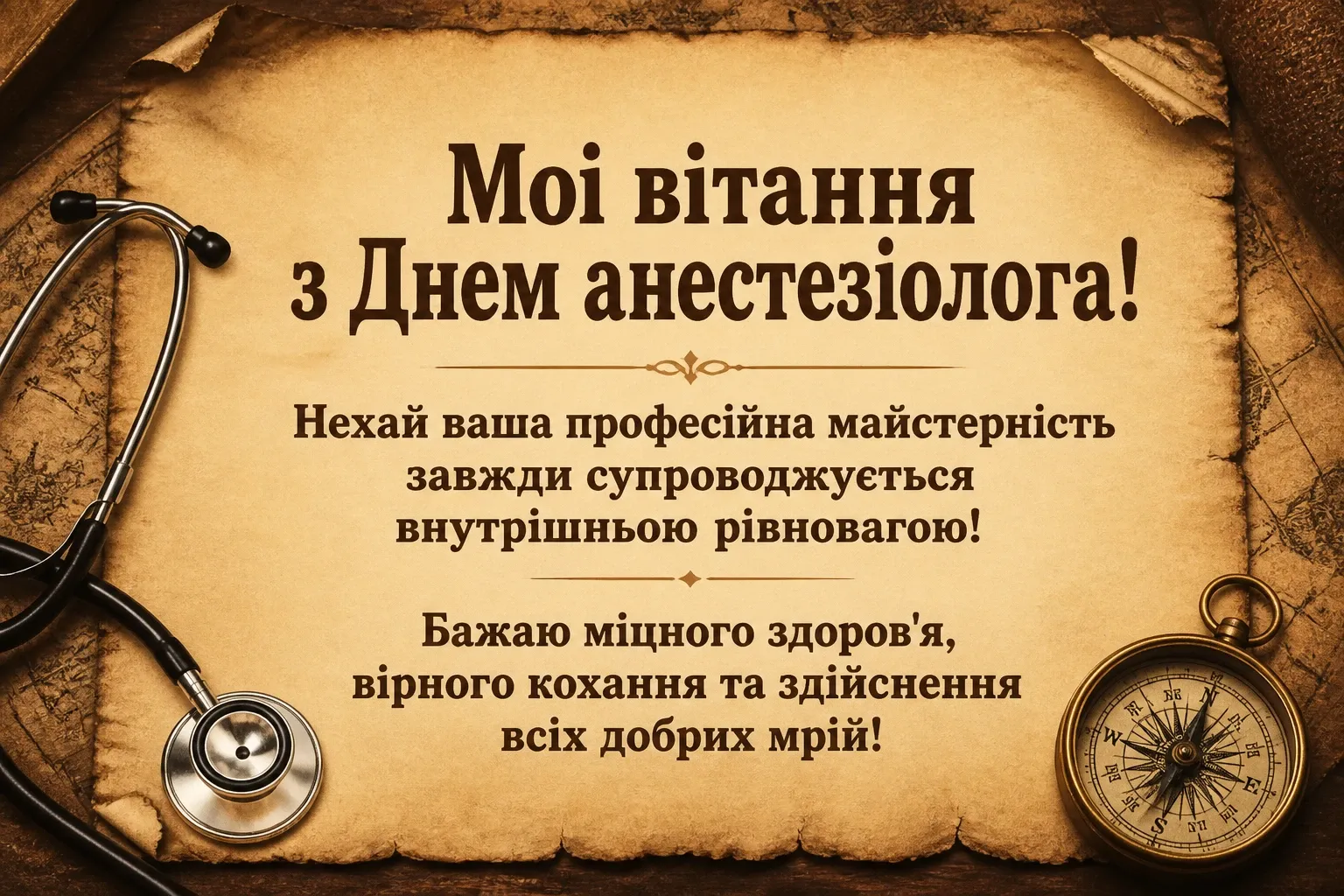 день анестезіолога привітання