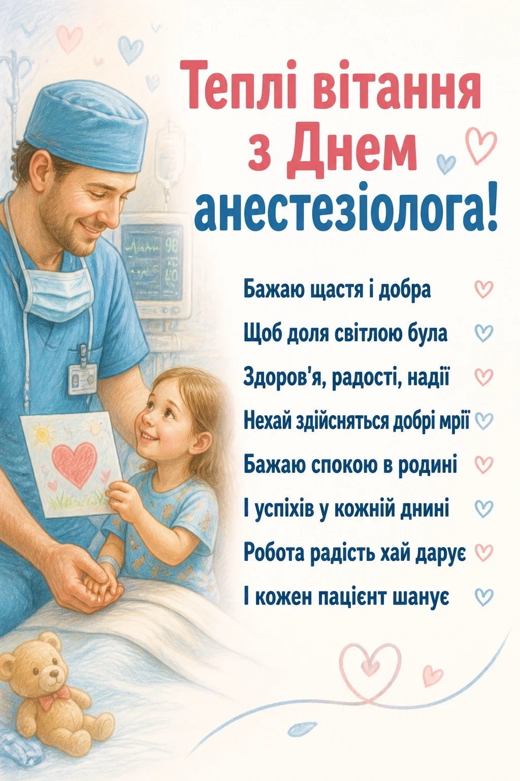 день анестезіолога привітання