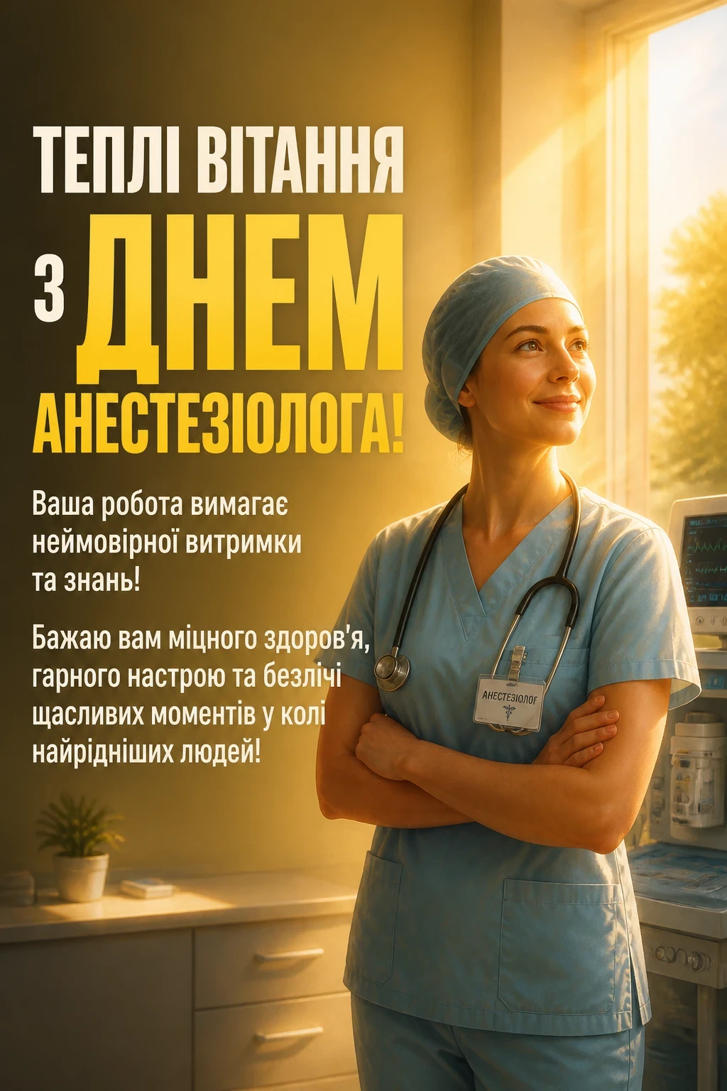 день анестезіолога привітання
