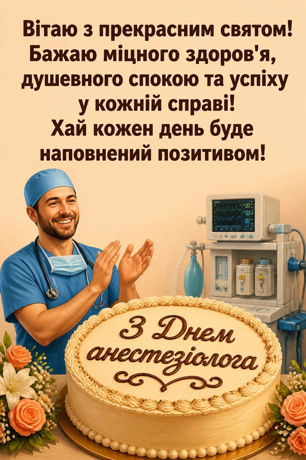 день анестезіолога привітання
