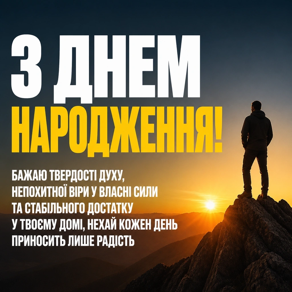 привітання мужчині своїми словами