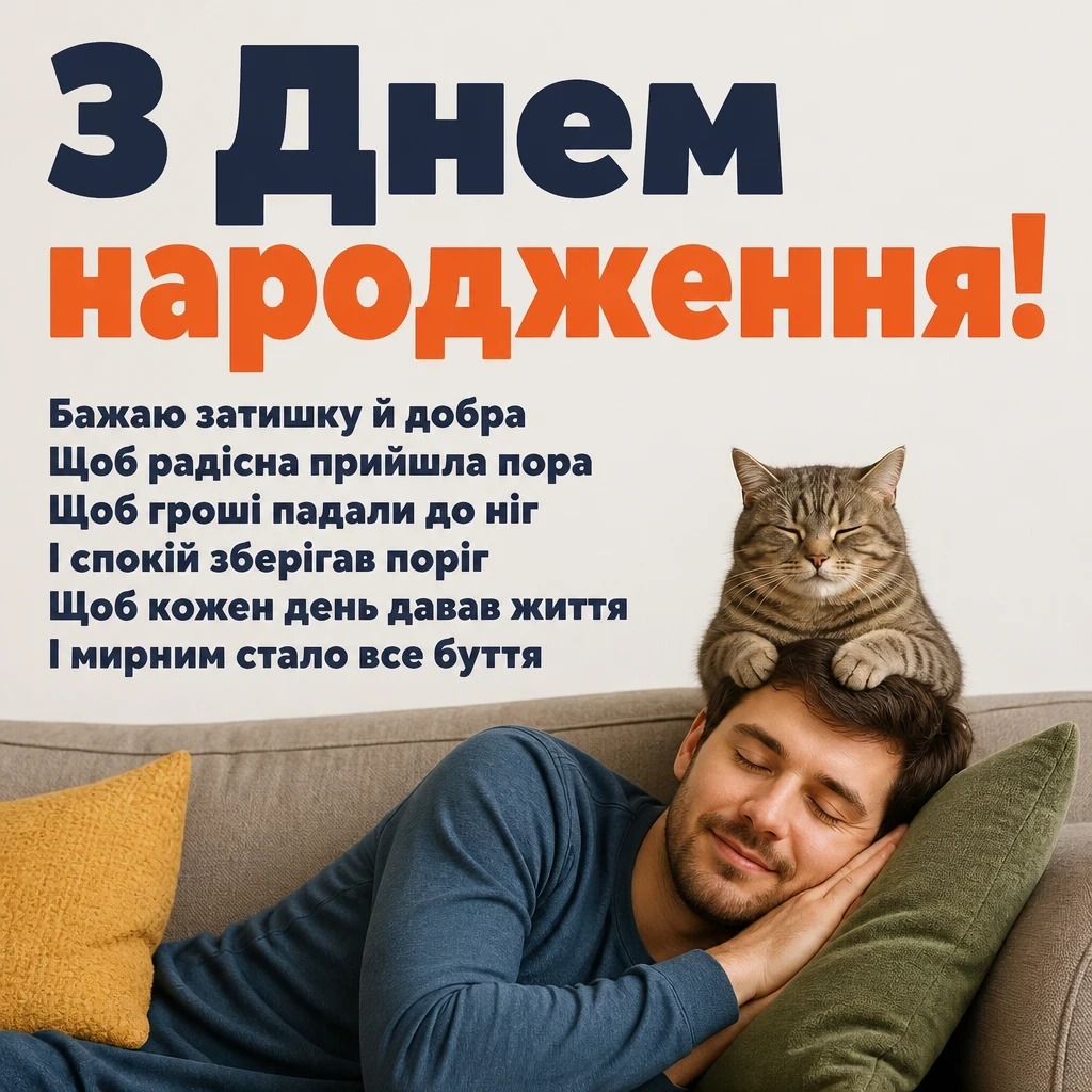 привітання мужчині своїми словами