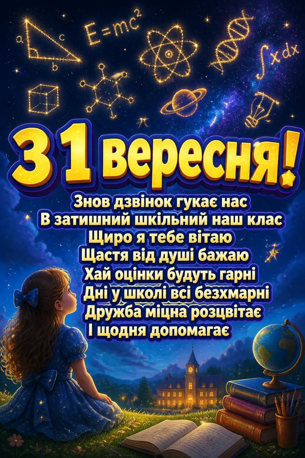 з першим вересня привітання