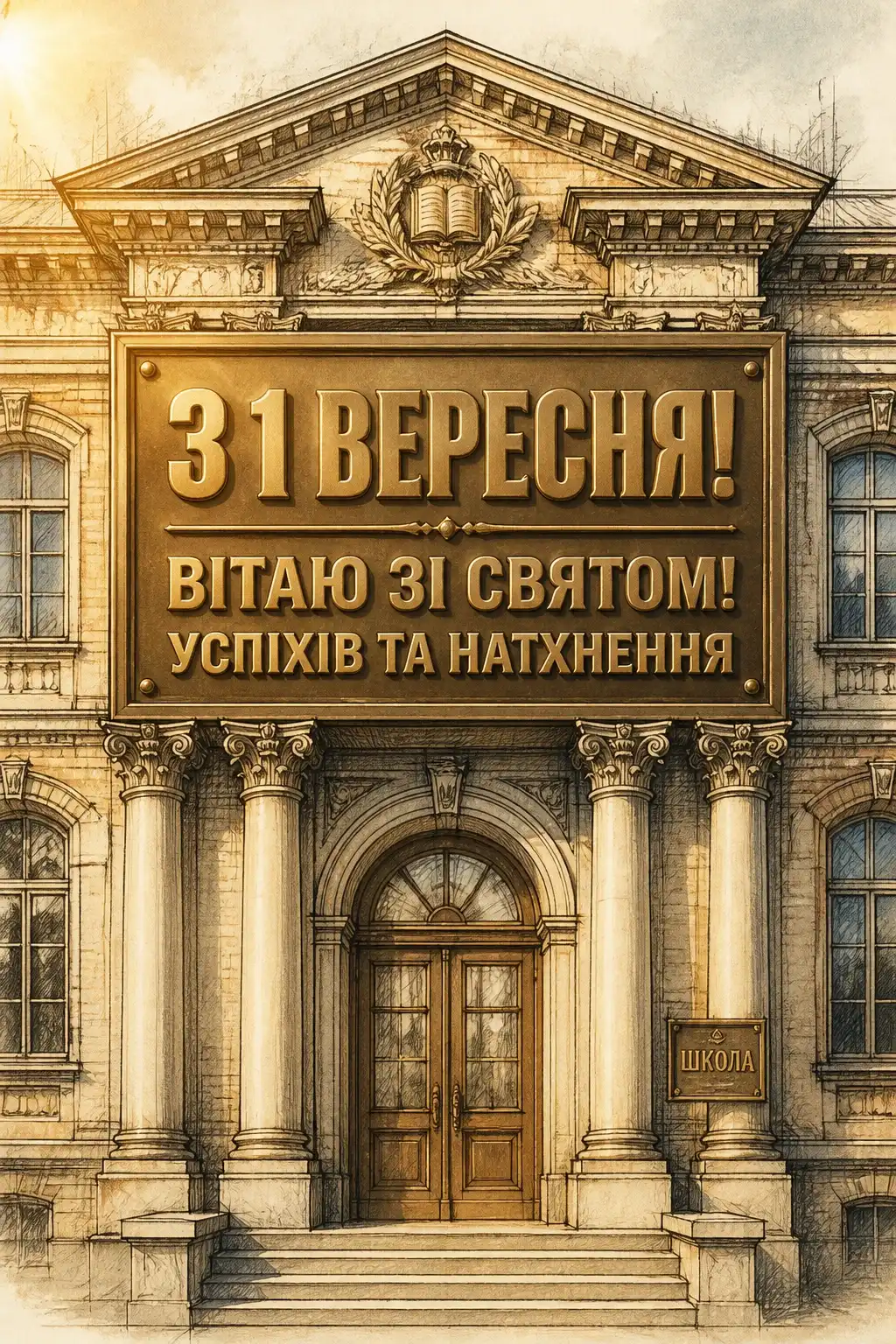 з першим вересня привітання