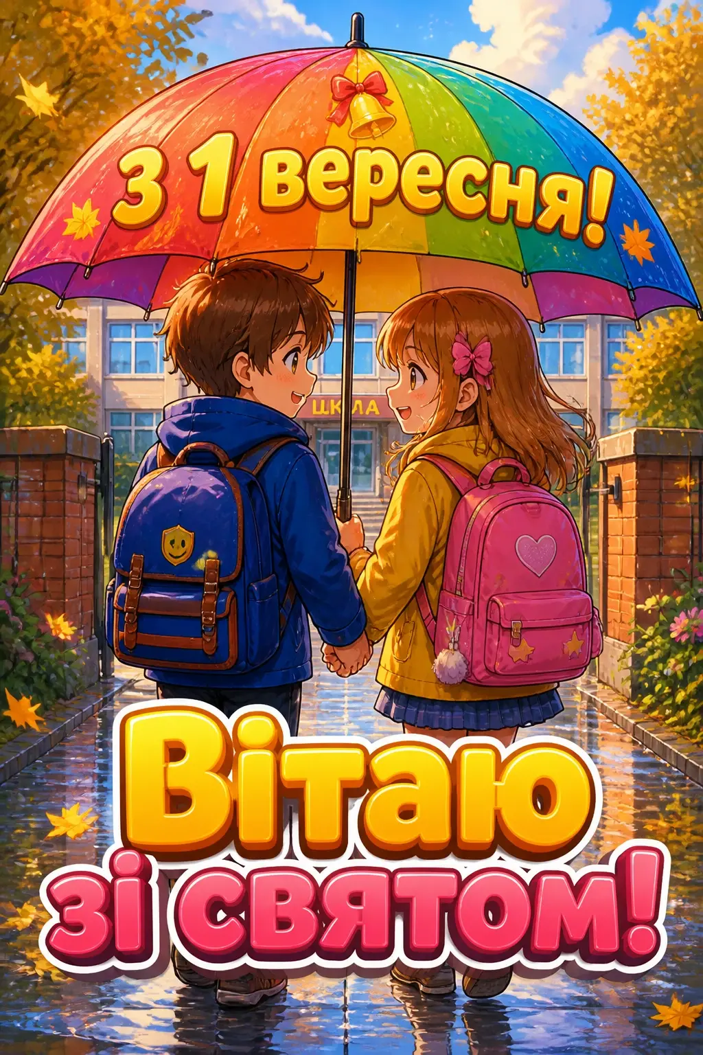 з першим вересня привітання