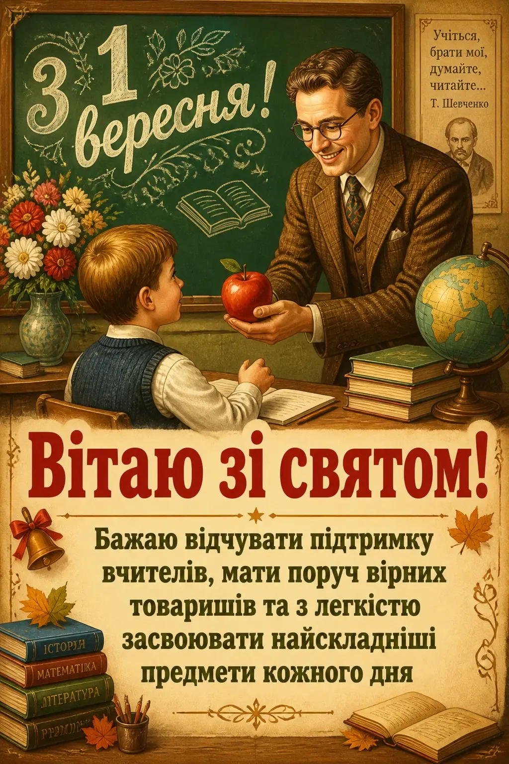 з першим вересня привітання