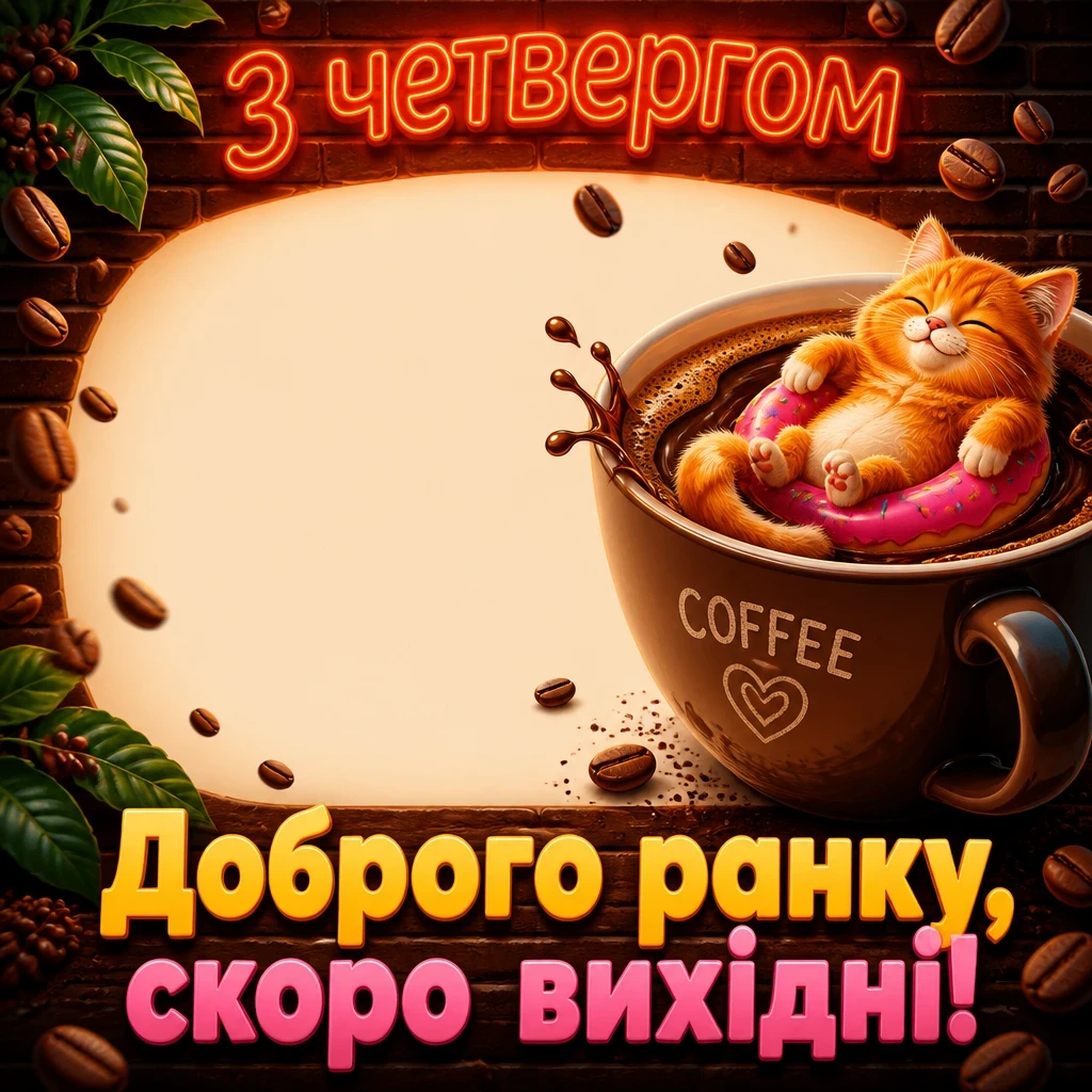 привітання з четвергом на український мові