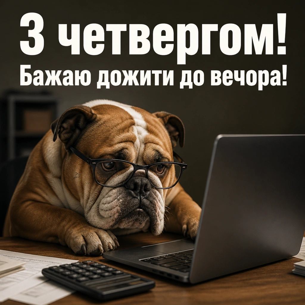 привітання з четвергом на український мові