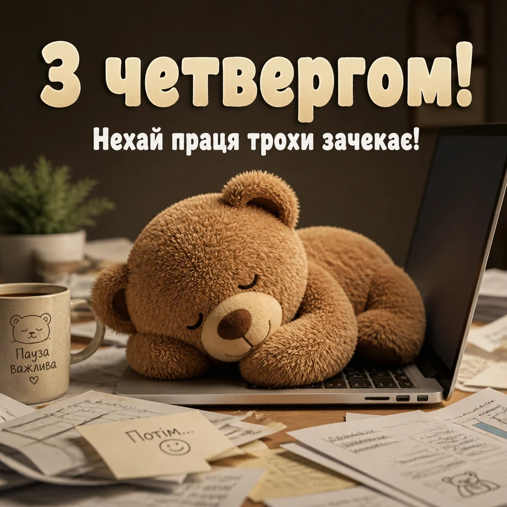 привітання з четвергом на український мові