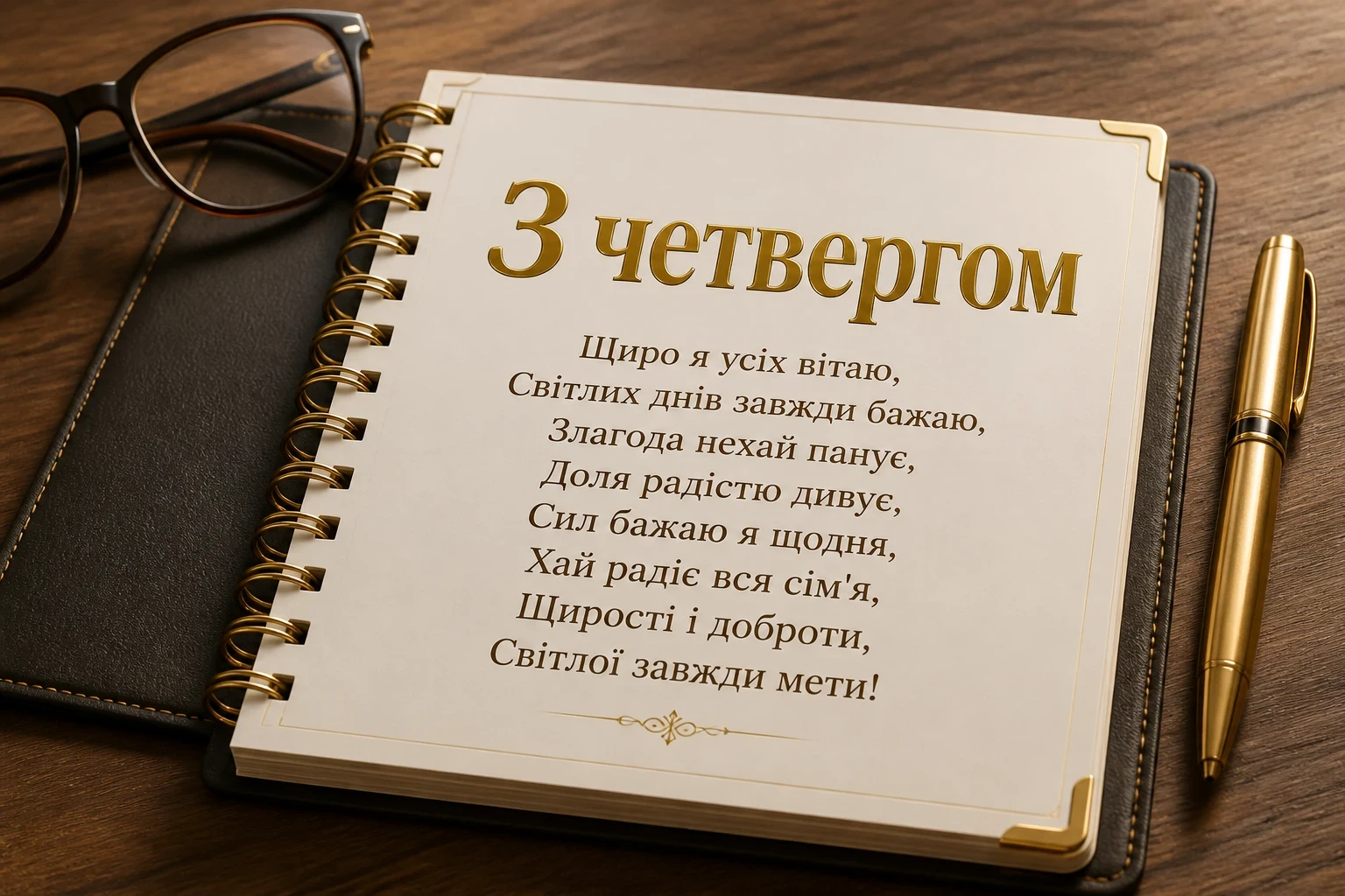 привітання з четвергом на український мові