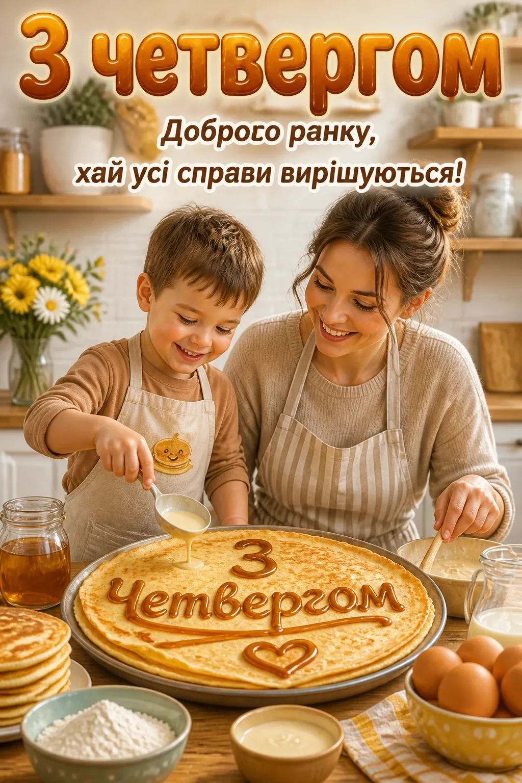 привітання з четвергом на український мові