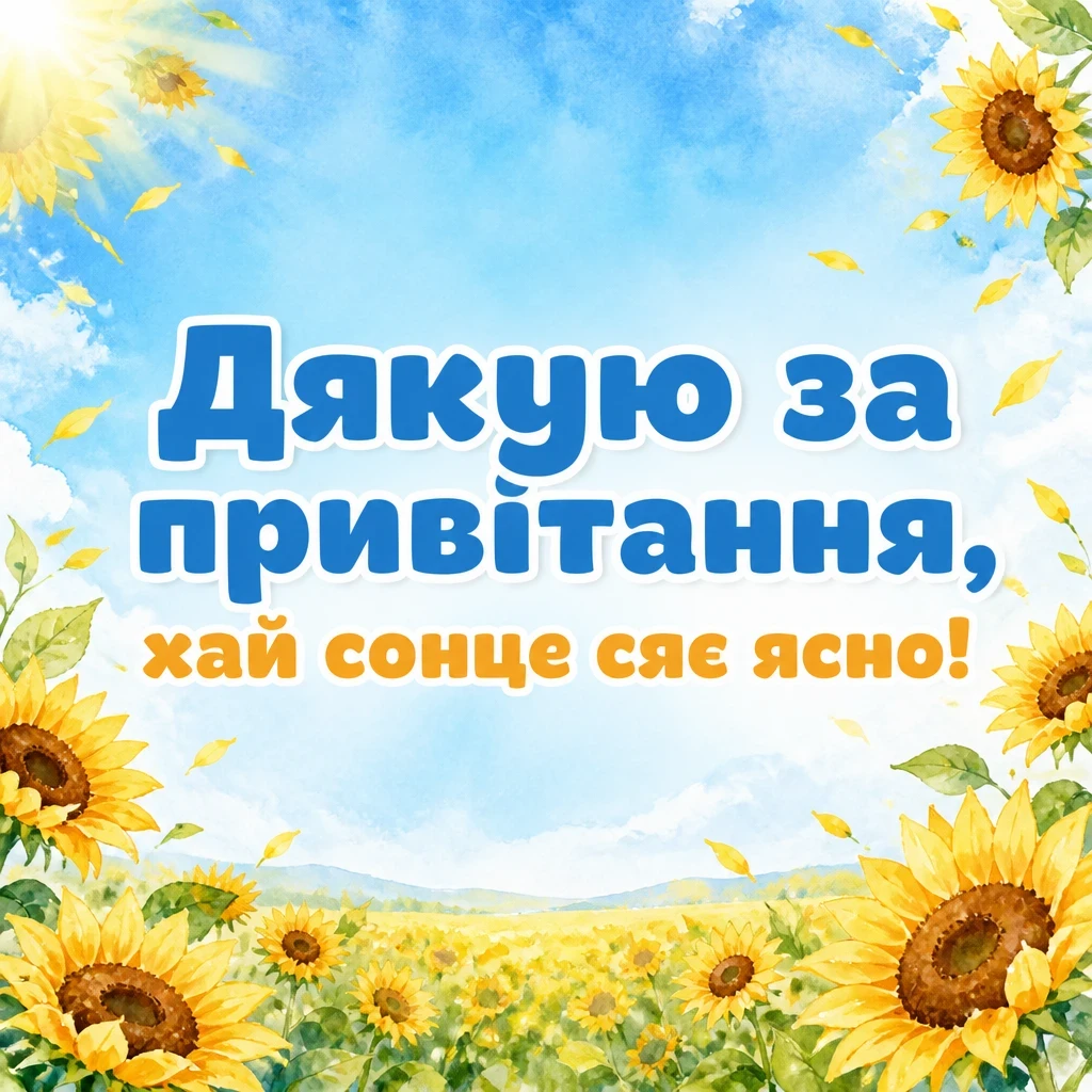 мирного неба щиро дякую дякую за привітання