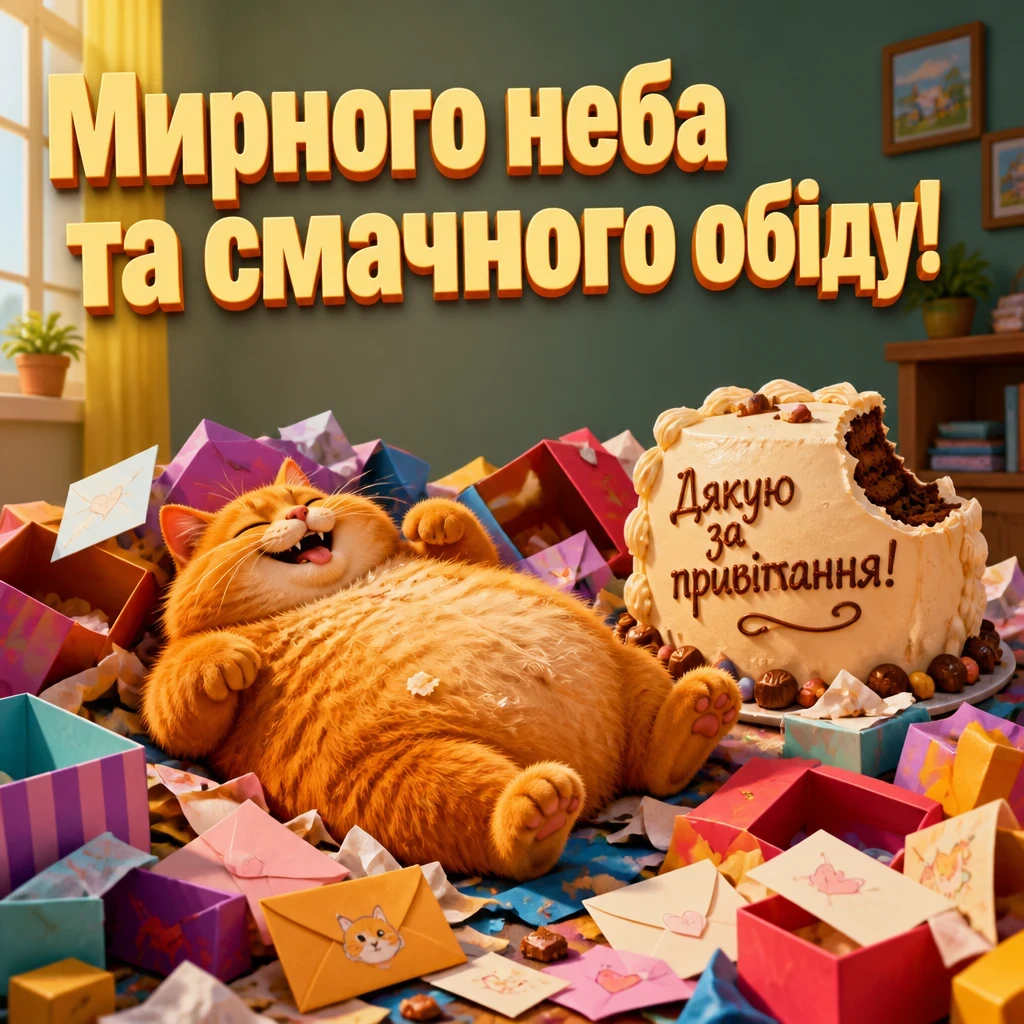 мирного неба щиро дякую дякую за привітання
