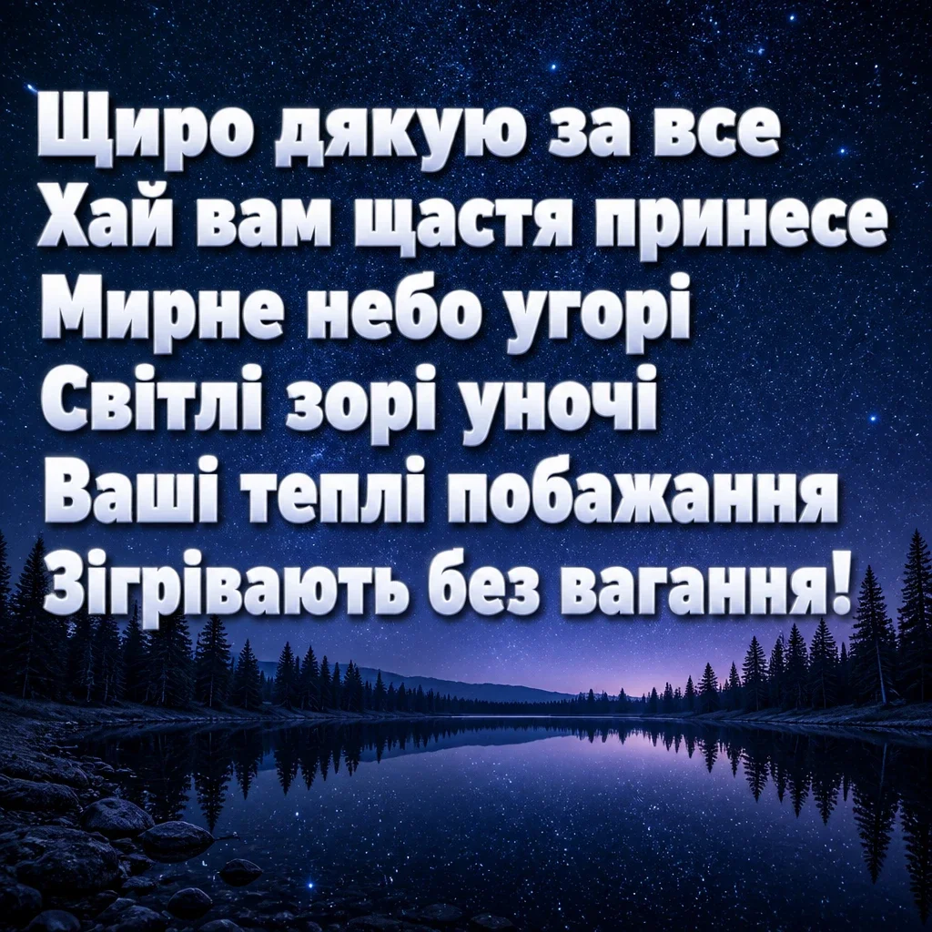 мирного неба щиро дякую дякую за привітання