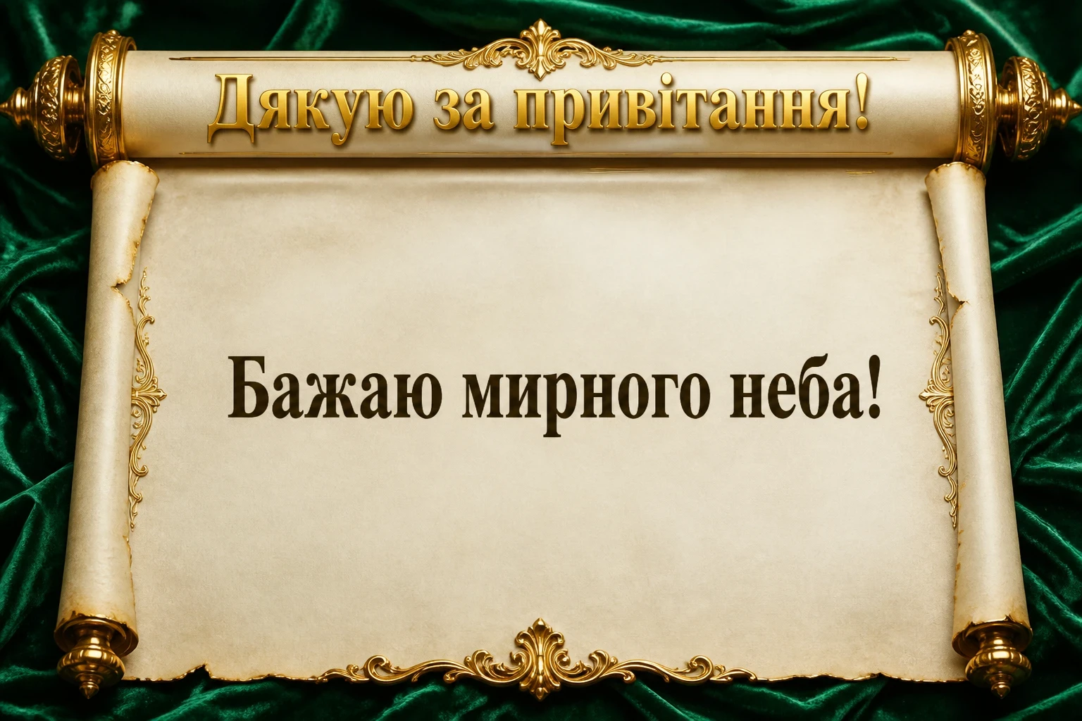 мирного неба щиро дякую дякую за привітання