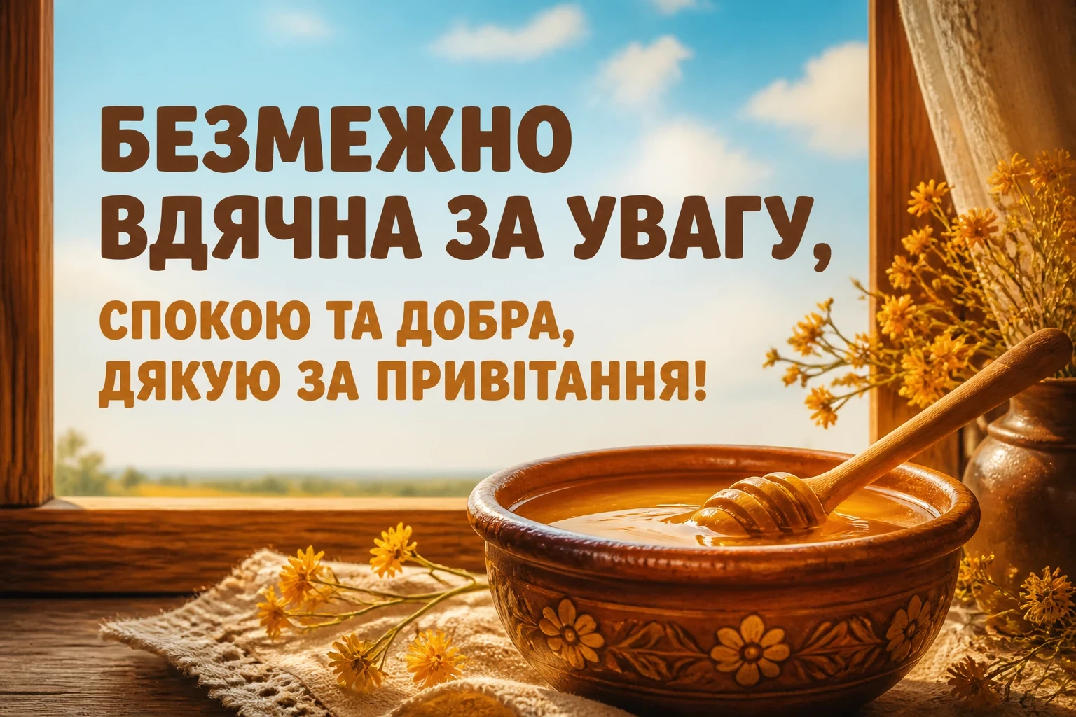 мирного неба щиро дякую дякую за привітання