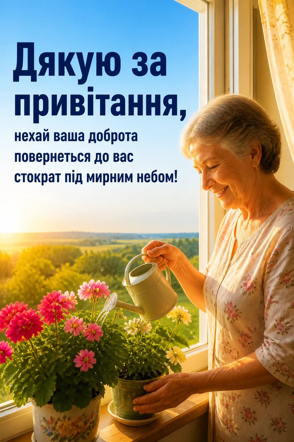 мирного неба щиро дякую дякую за привітання