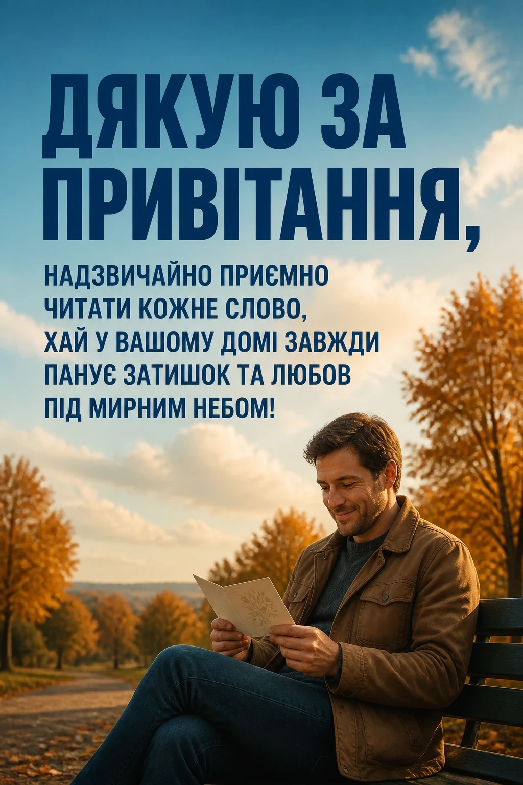 мирного неба щиро дякую дякую за привітання