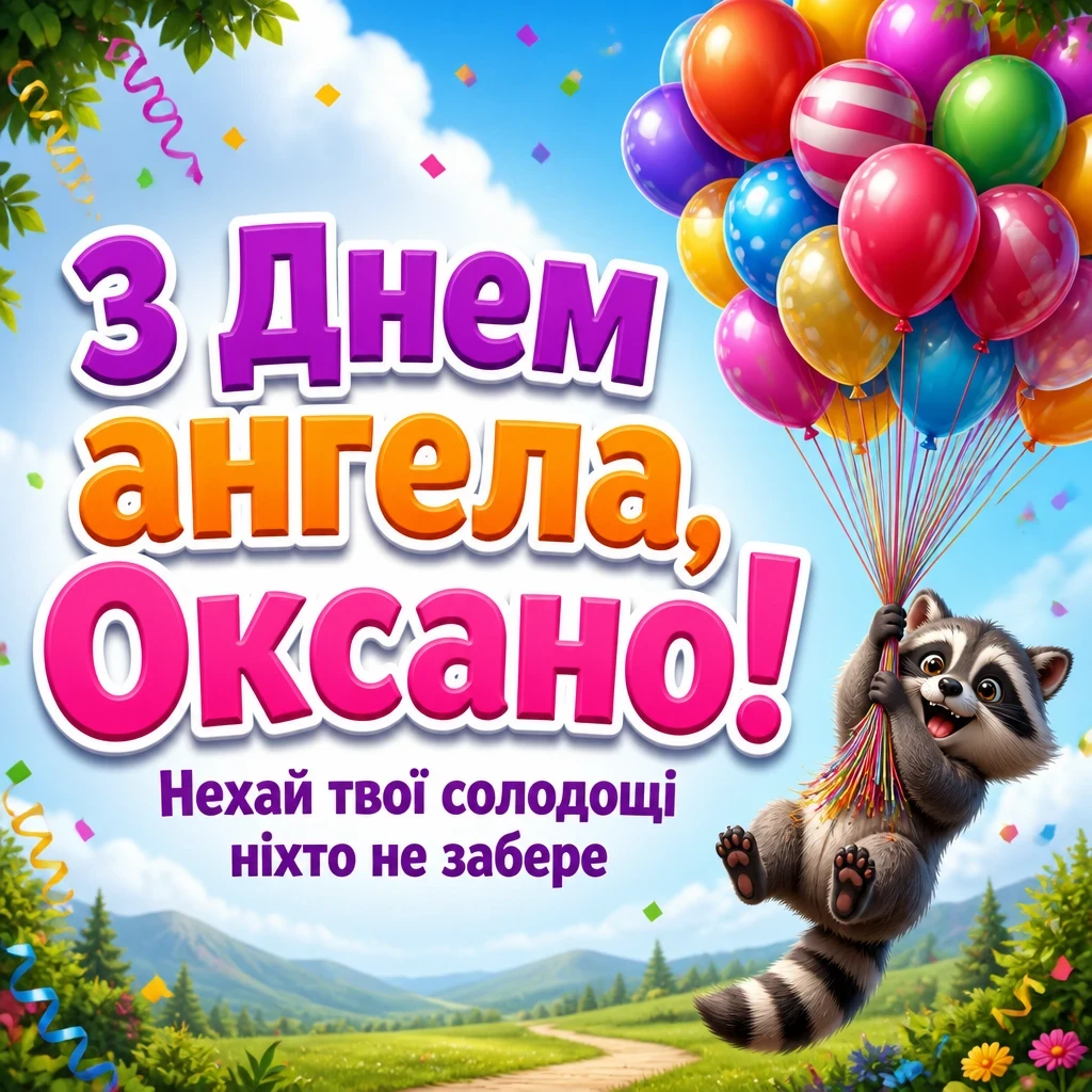 з днем ангела оксана