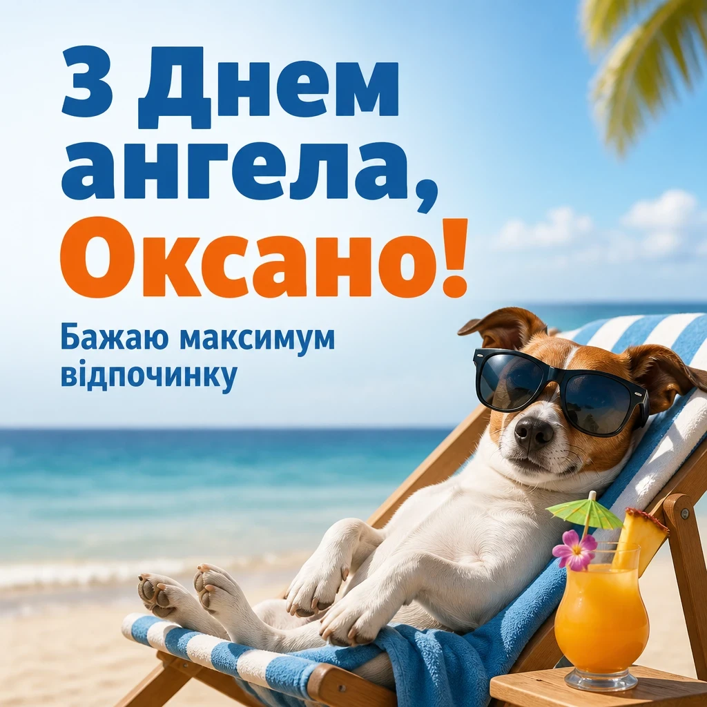 з днем ангела оксана