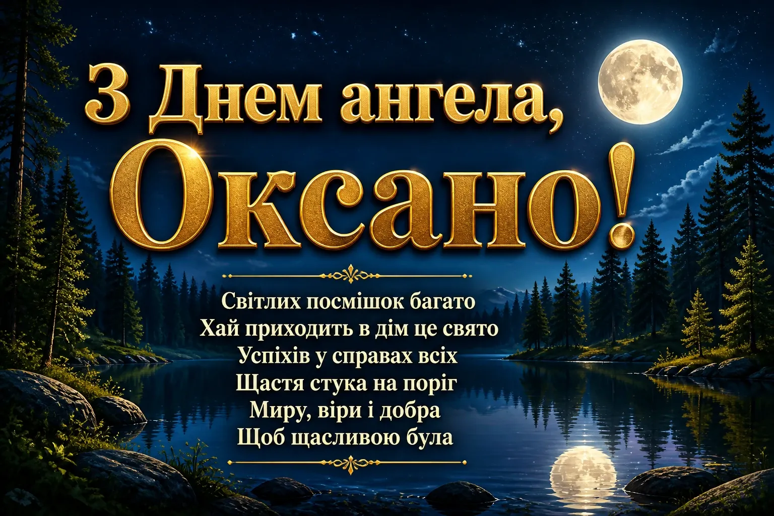 з днем ангела оксана