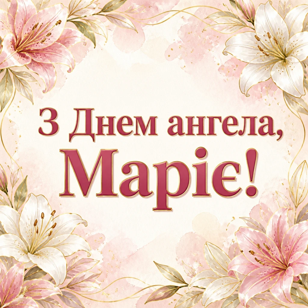 з днем ангела марії