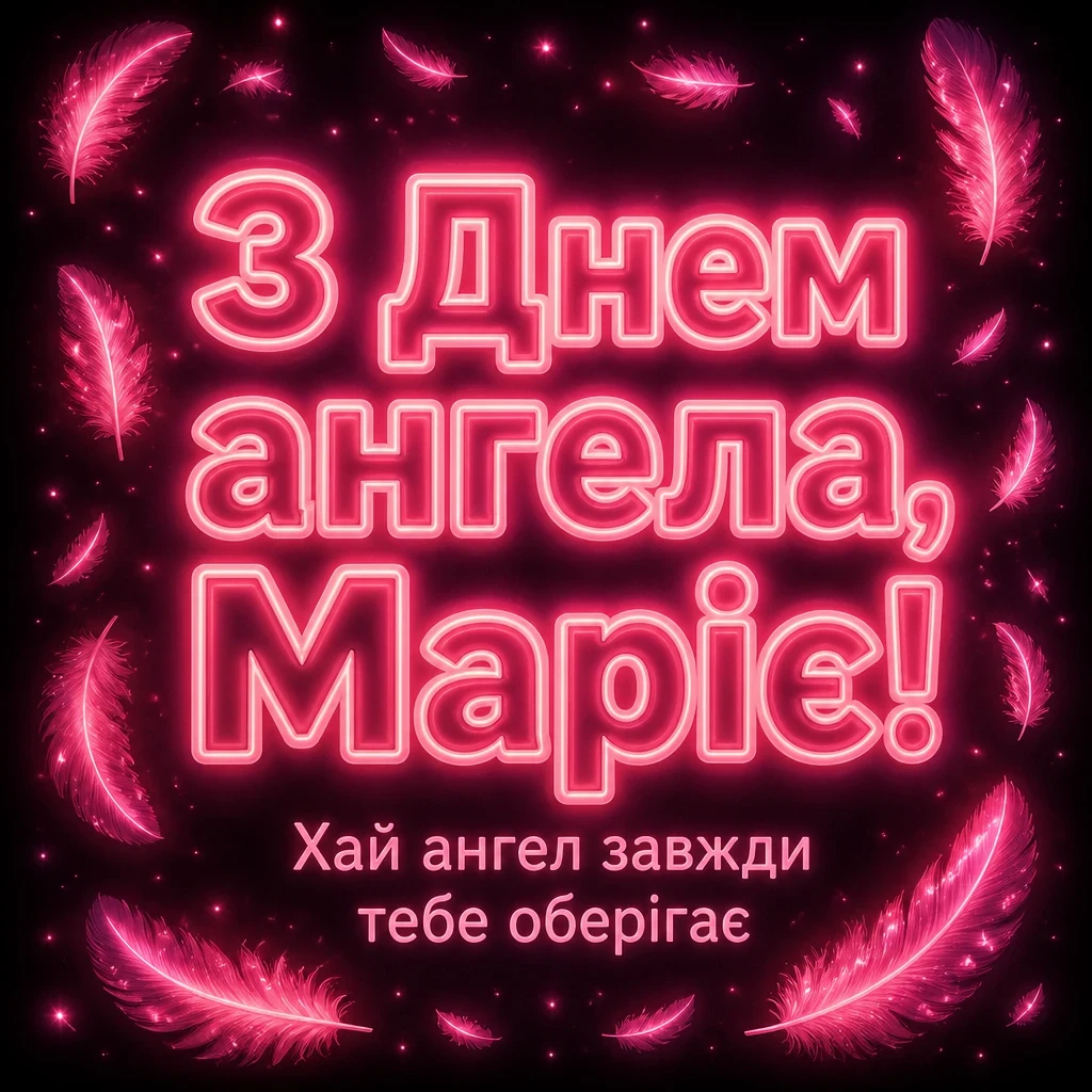 з днем ангела марії